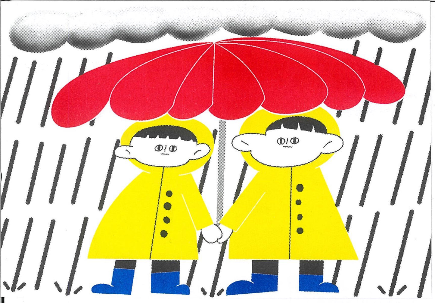 postcard #raining
