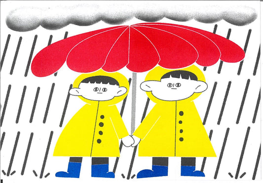 postcard #raining